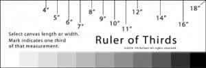 Ruler of Thirds outlined sm
