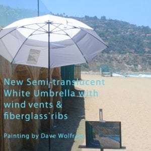 Semi-translucent white Best Brella